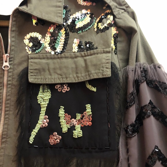 ♦️Ginebra privé  embroided  jacket  size 1♦️ - Picture 3 of 5